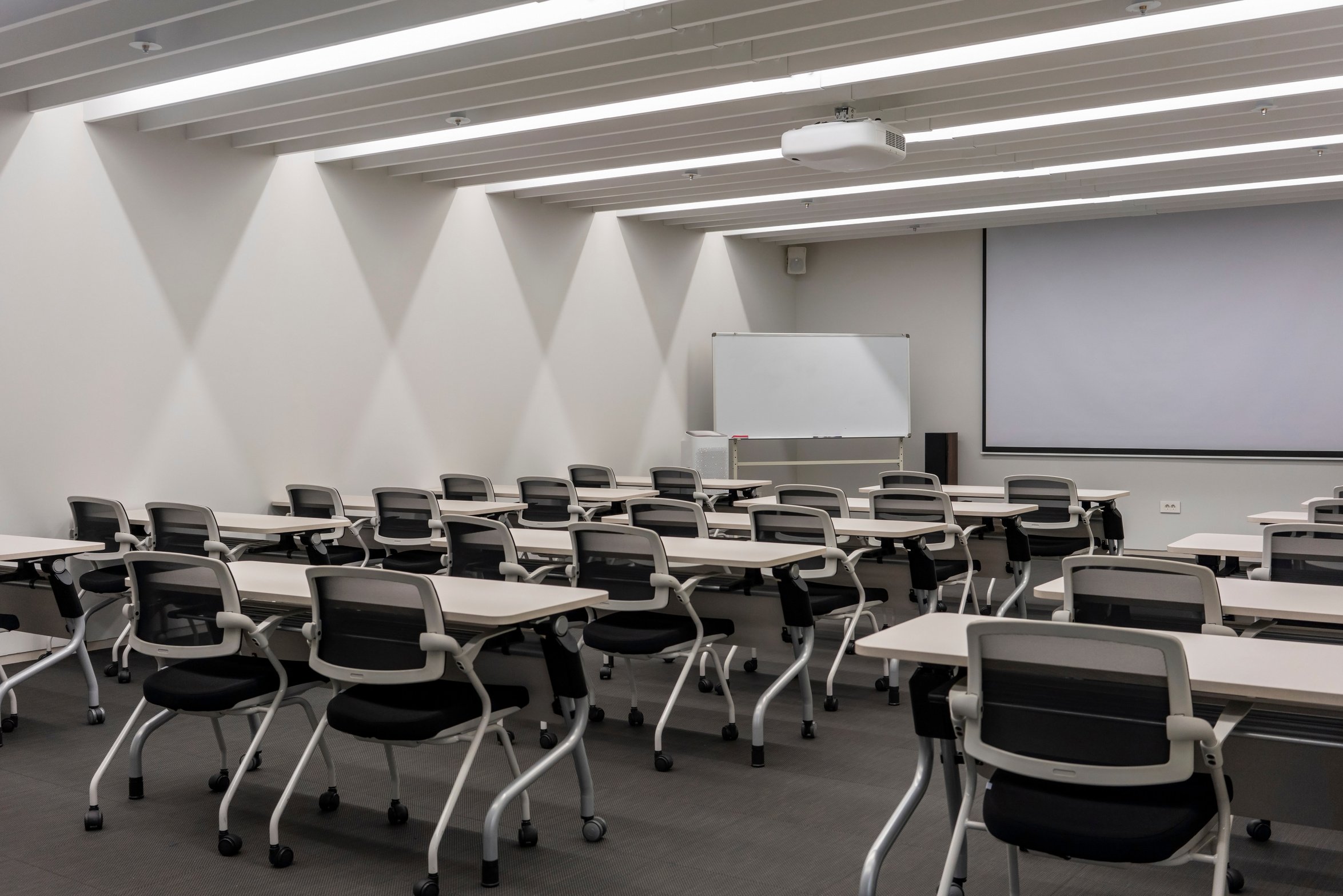 Empty lecture room